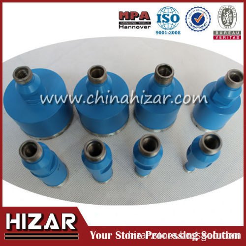 M14 or 5/8"-11 thread, magnetic core drill for marble and granite